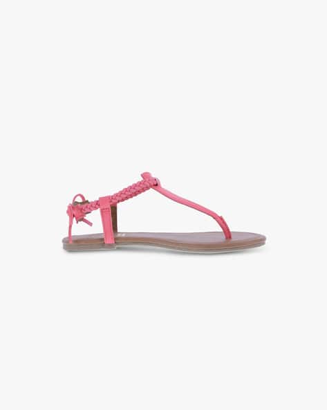 Flat T-strap Sandals
