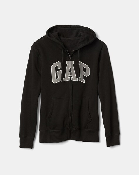 all black gap hoodie