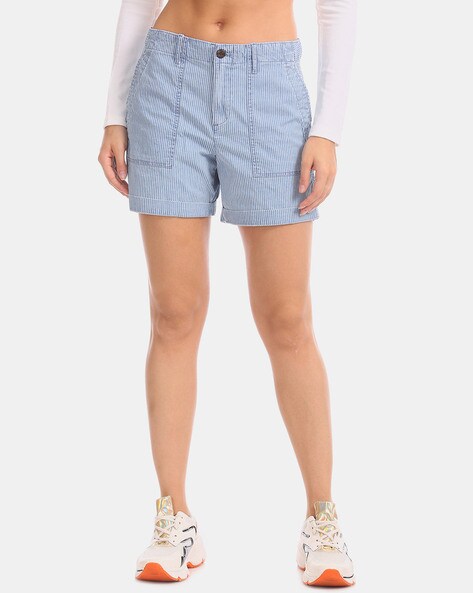 gap striped shorts