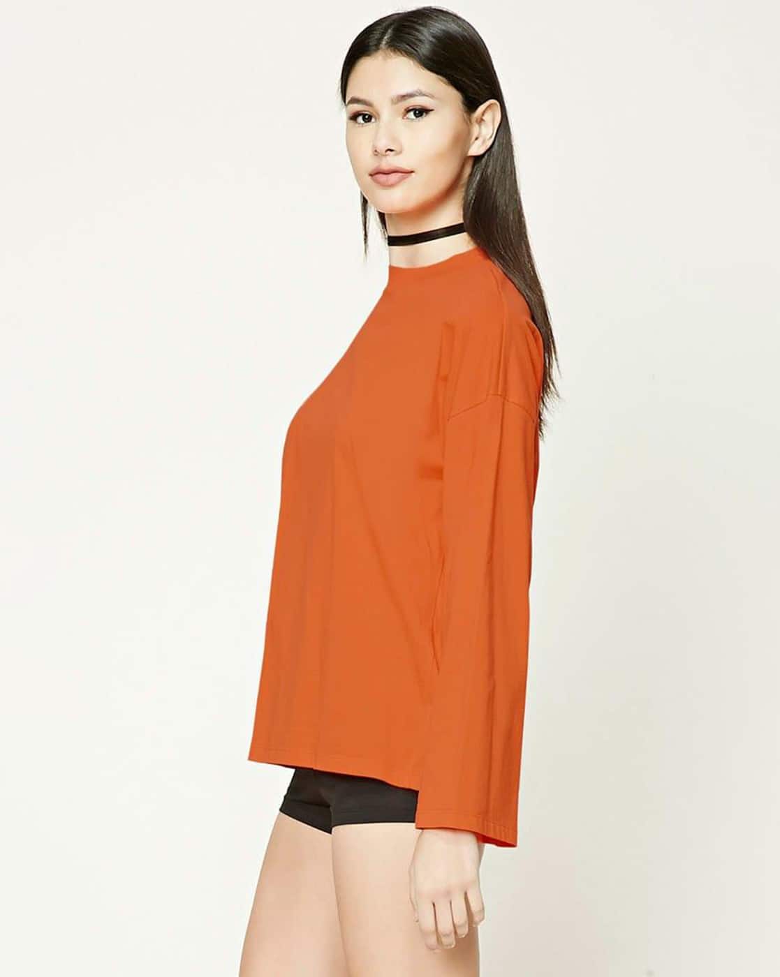 forever 21 orange top