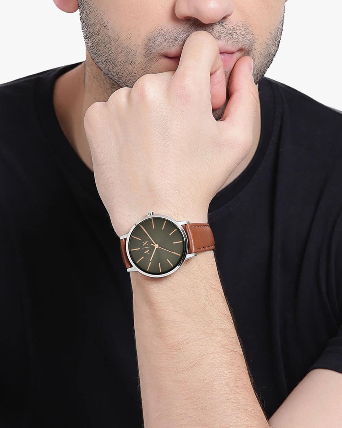 Armani Exchange Analog Black Dial Men's Watch-AX2705 : Amazon.in: Fashion