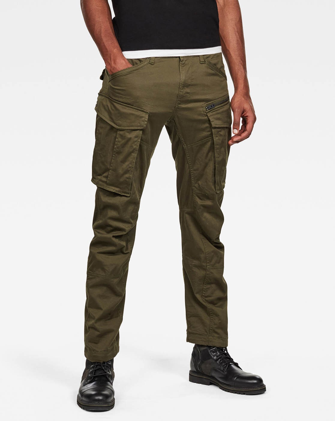 Buy GStar RAW Brown Flight Rct Tapered Fit Cargo Pants for Men Online   Tata CLiQ Luxury