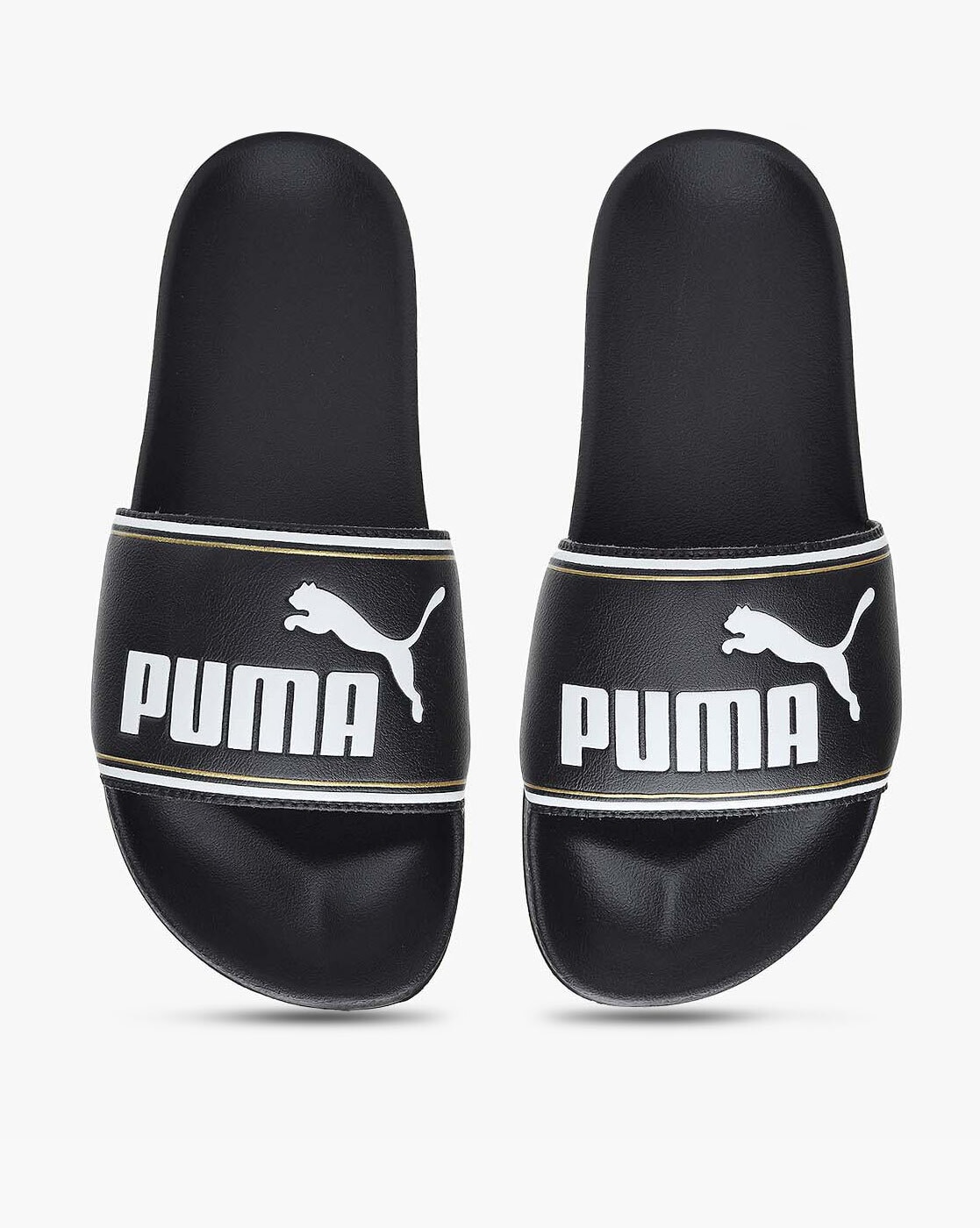 puma sliders black