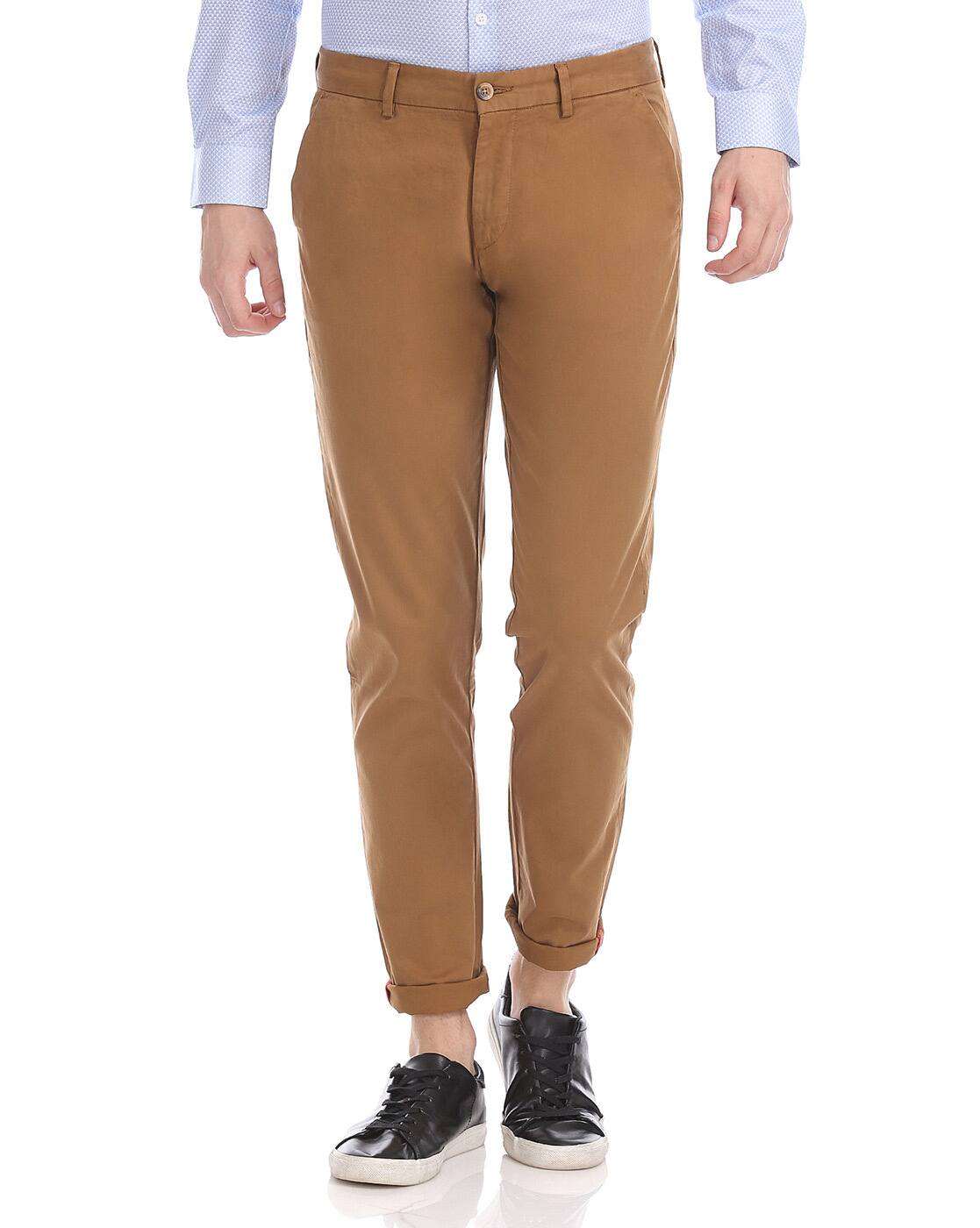 Buy Brown Trousers \u0026 Pants for Men by 