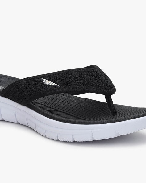 Textured Thong-Strap Flat Sandals (Image - 1)