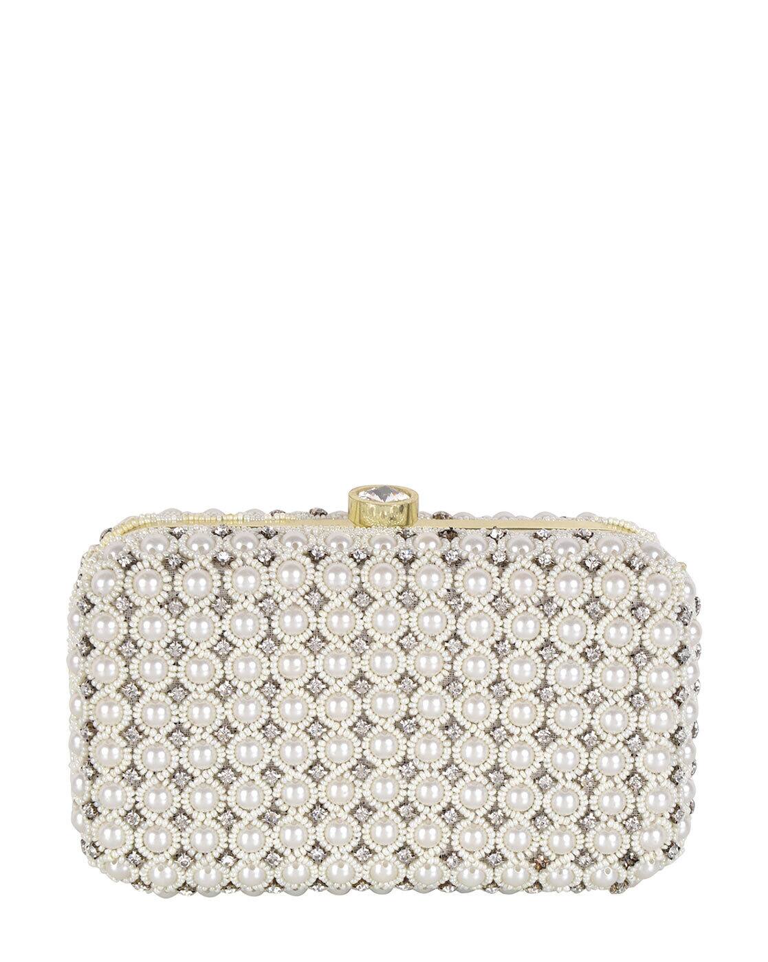 white clutches online