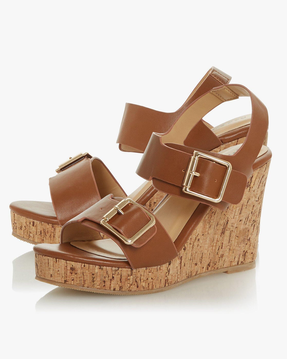 Buy Tan Heeled Sandals for Women by 