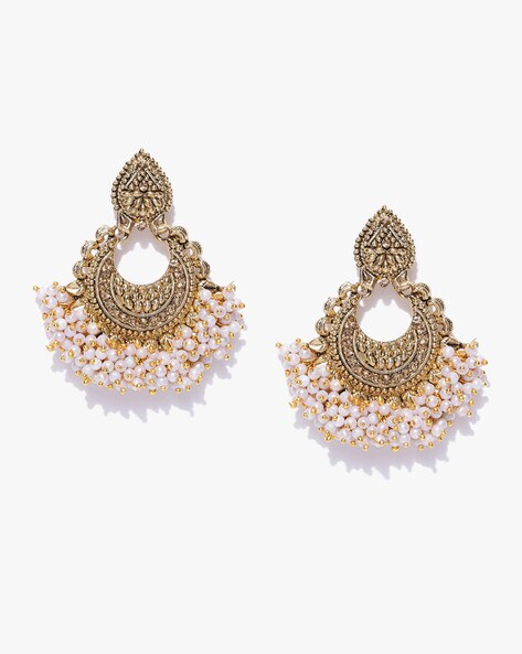 Buy Gold-Toned Earrings for Women by 
