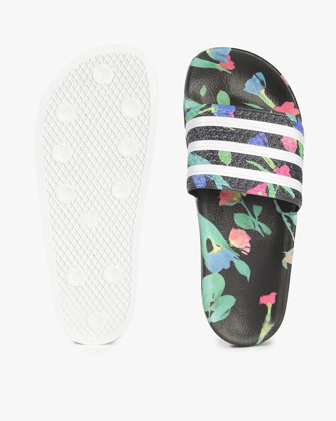 Adidas flower flip flops hotsell