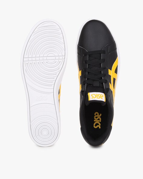 asics casual shoes yellow