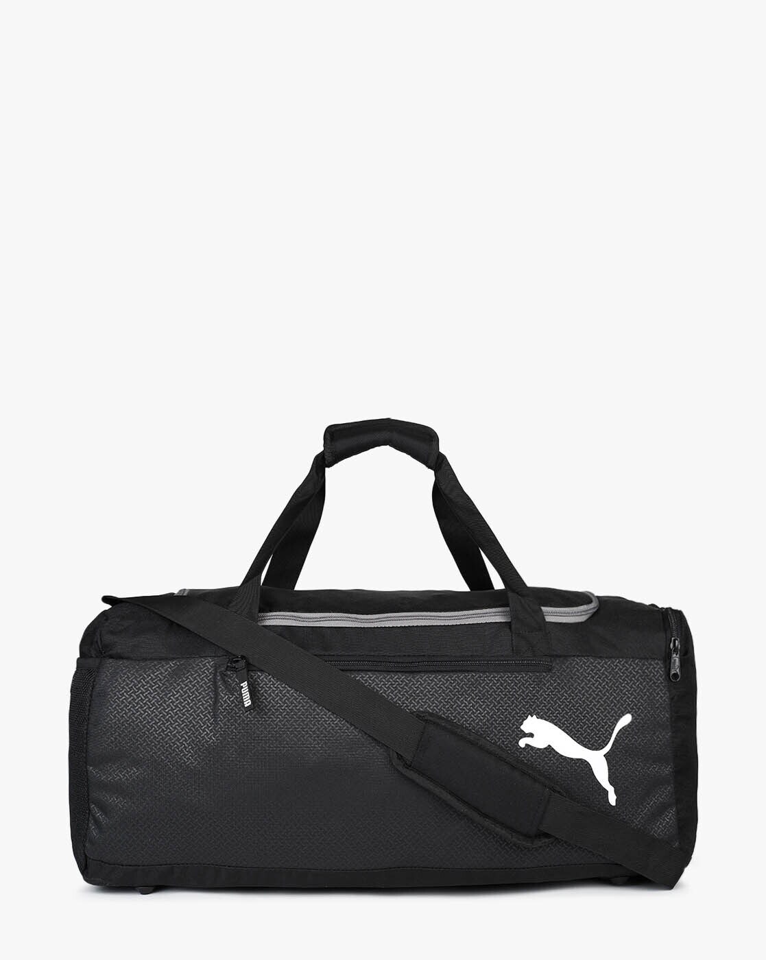 black puma duffel bag