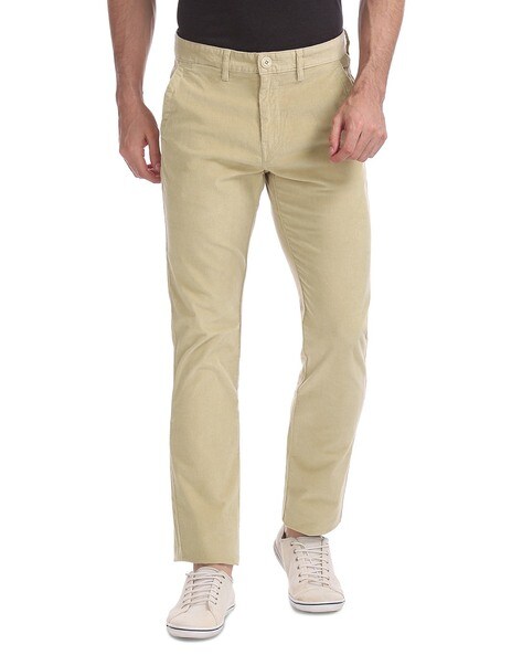 Ruggers Casual Trousers  Buy Ruggers Men Light Green Flat Front Solid  Cotton Stretch Casual Trousers Online  Nykaa Fashion