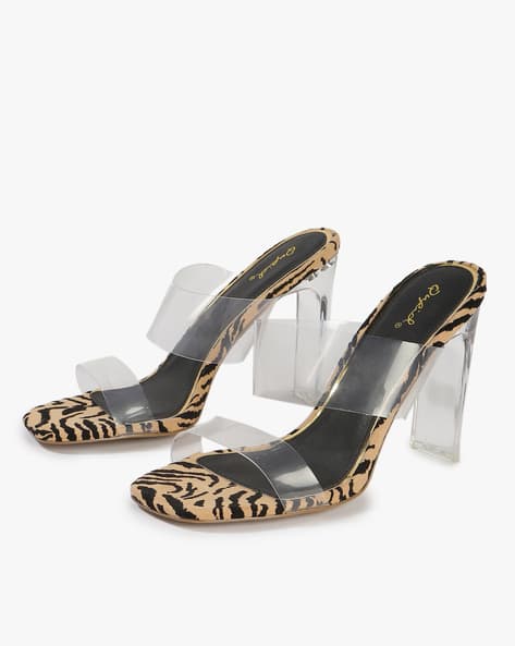 qupid cheetah sandals