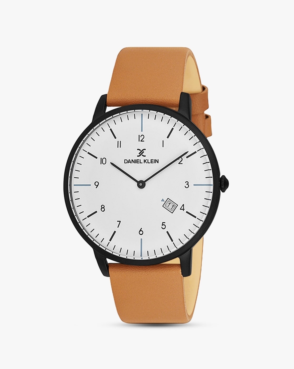 Buy Mens Watches, Minimalist Fashion Simple Wrist Watch for Men Analog Date  with Leather Strap, 07-OrangeBlueGold at Amazon.in