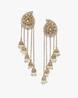 Antique Chain Fringe Jhumki Drop Earrings ZPFK6403