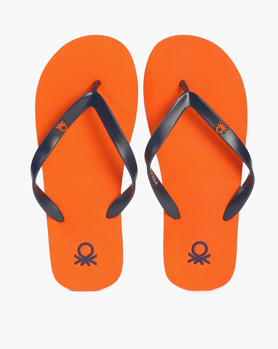 orange flip flops mens