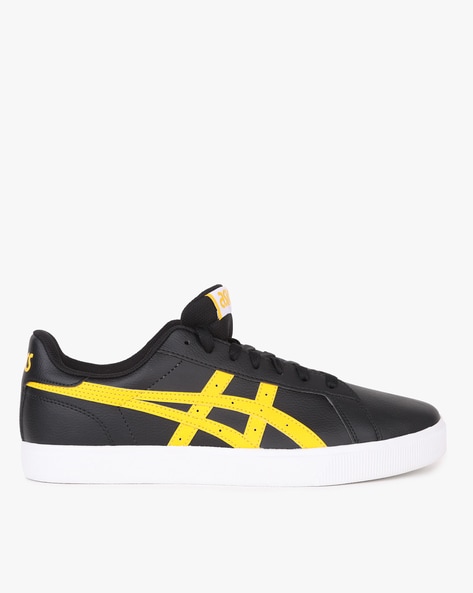asics casual shoes yellow