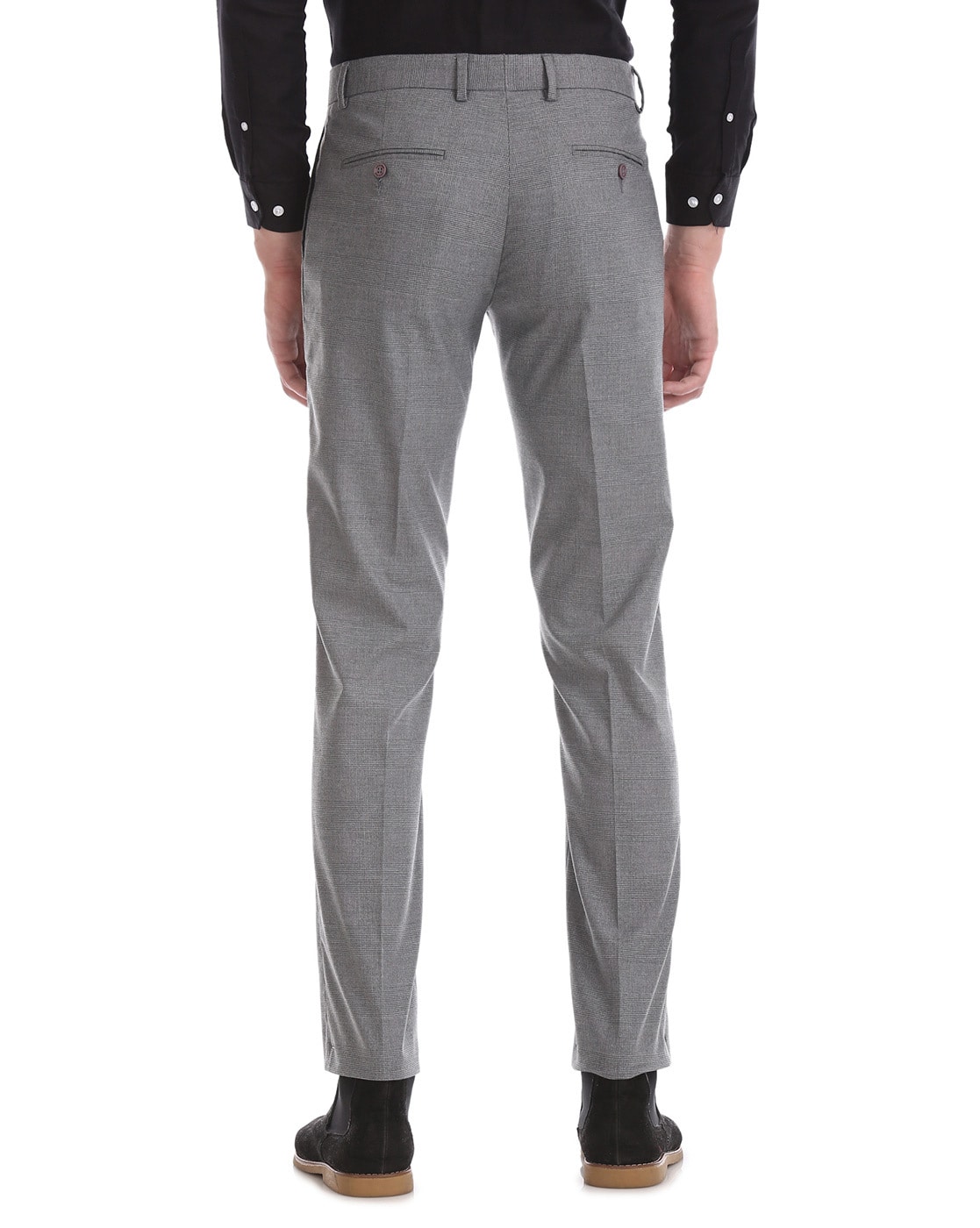 Buy NAUTICA Brown Solid Cotton Slim Fit Mens Trousers | Shoppers Stop