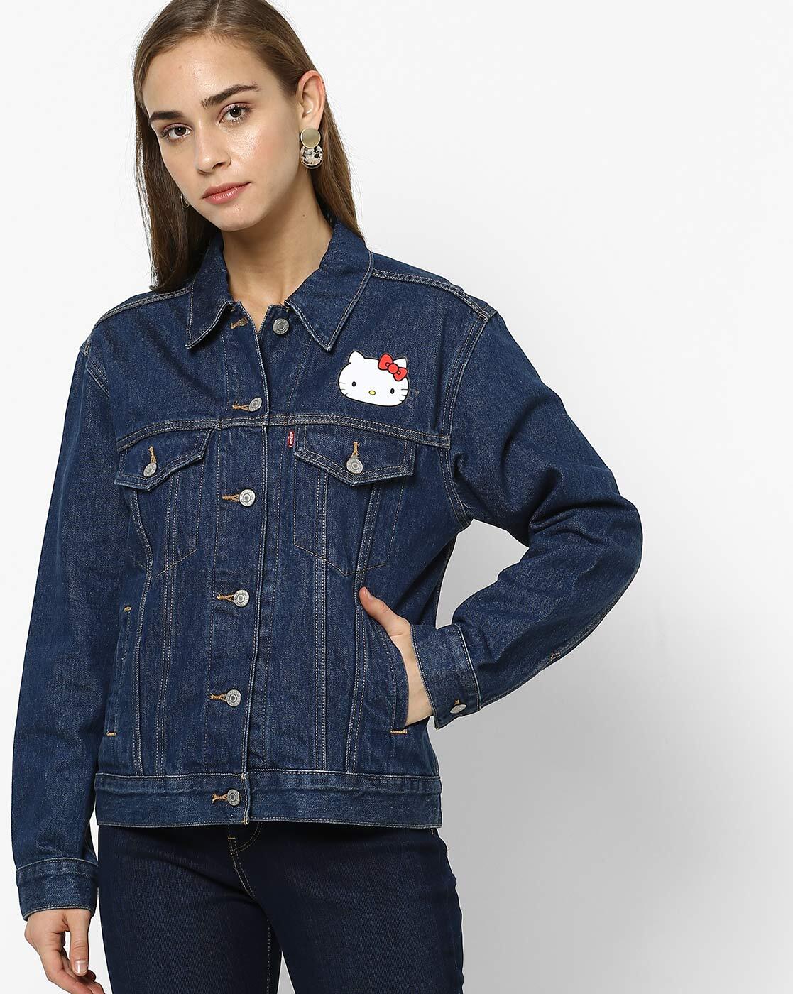 levis denim jacket ajio