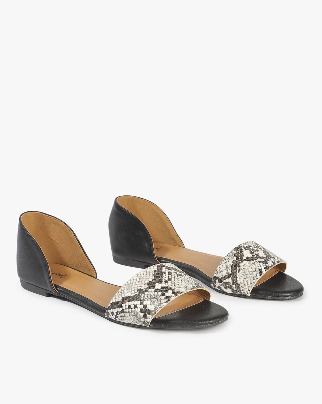 qupid cheetah sandals