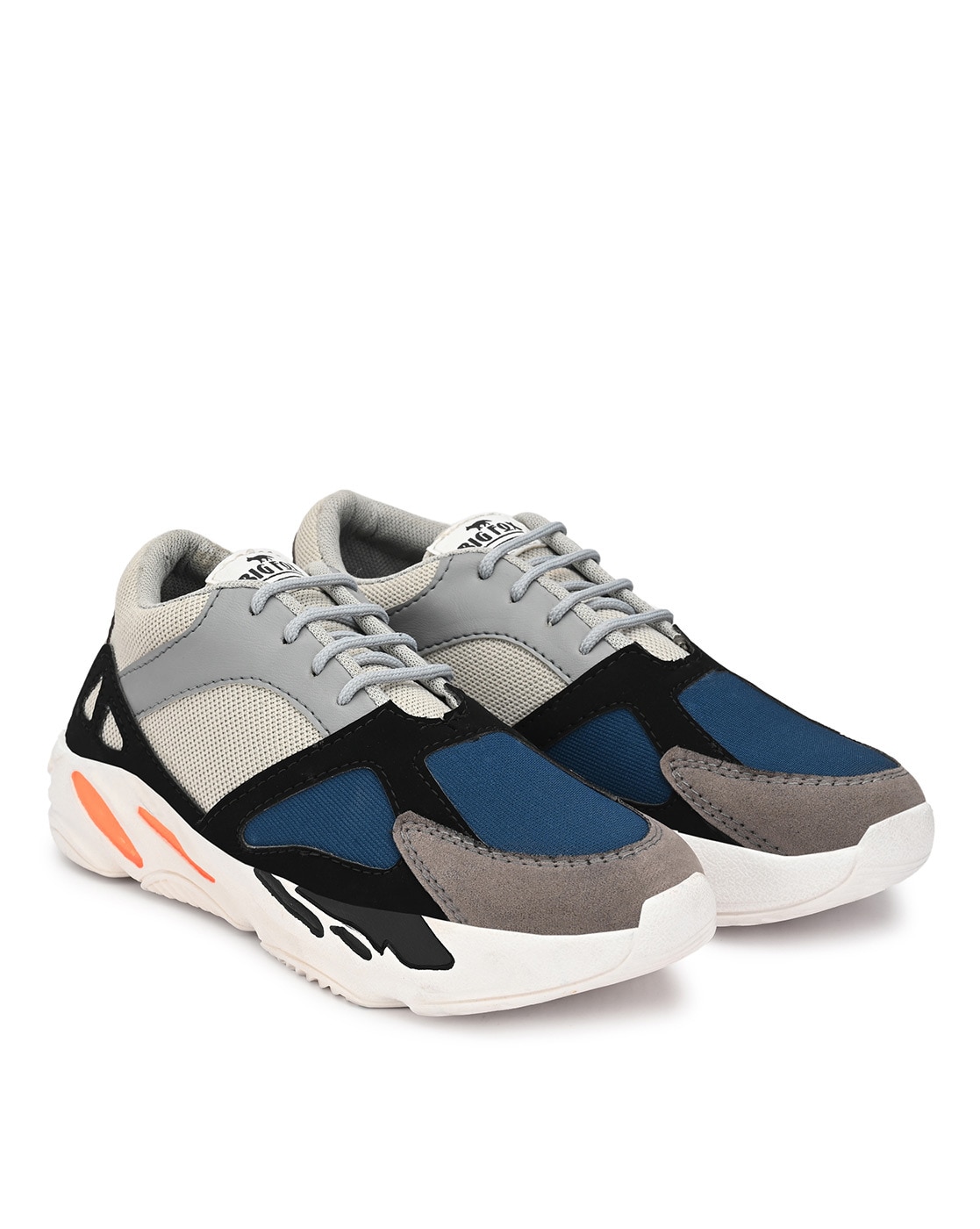 grey colour sports shoes