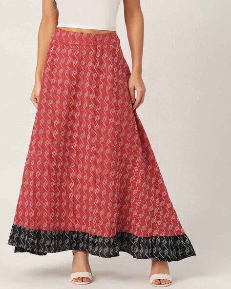 red a line skirt