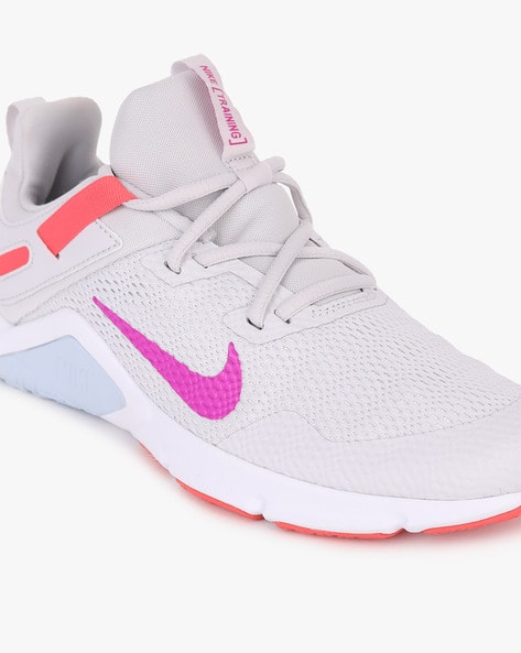 Legend Essential Lace-Up Sports Shoes with Contrast Panel (Image - 3)