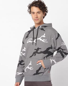 levi's hoodie camouflage