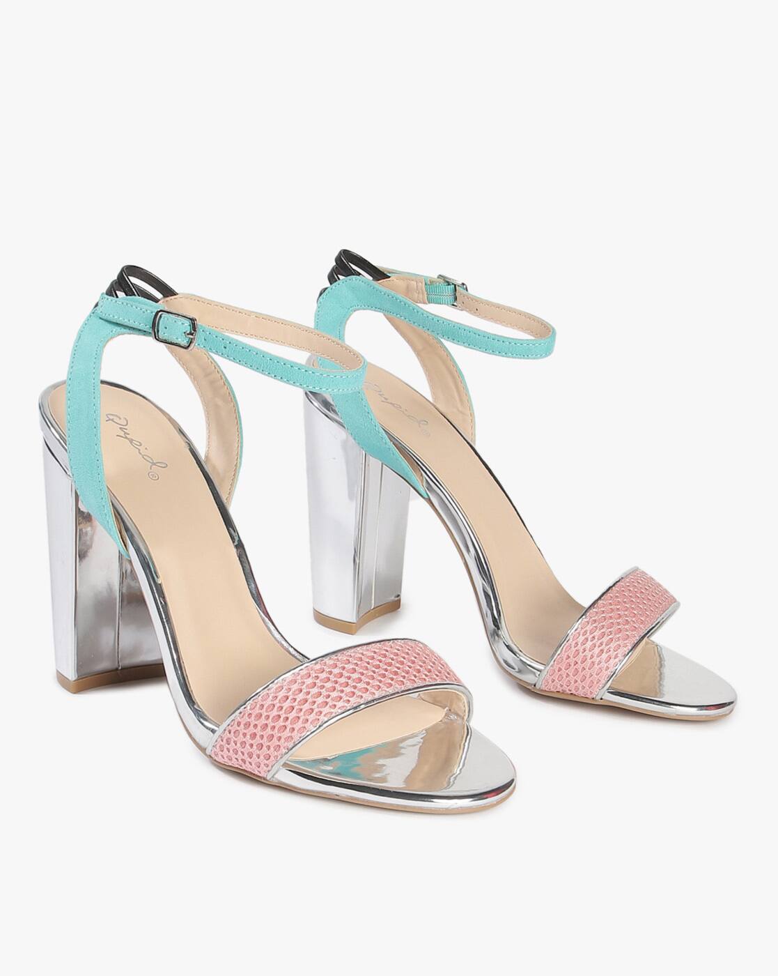qupid clear heels