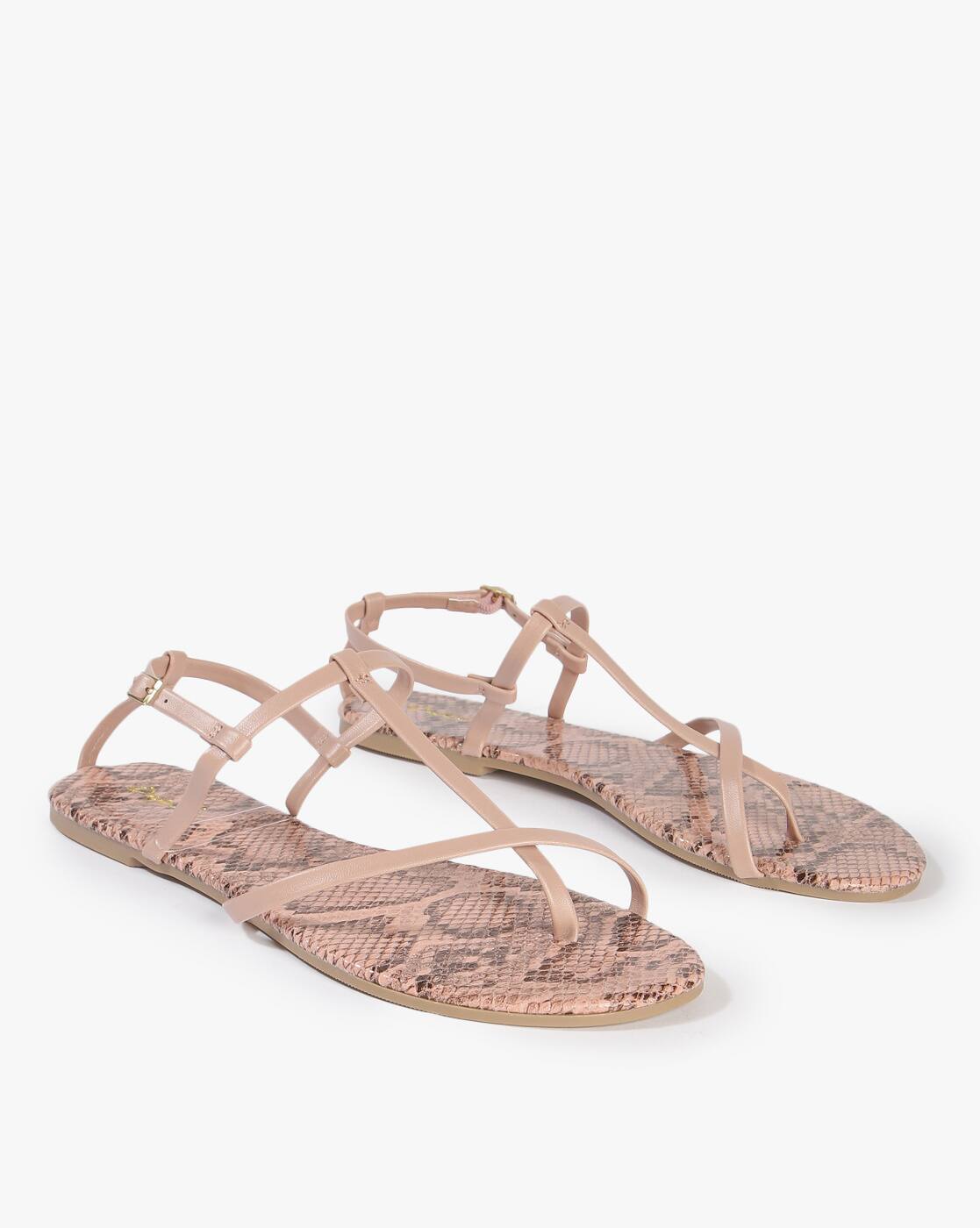 qupid blush sandals