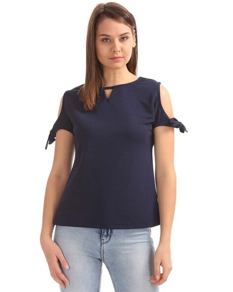 Elle cold best sale shoulder top