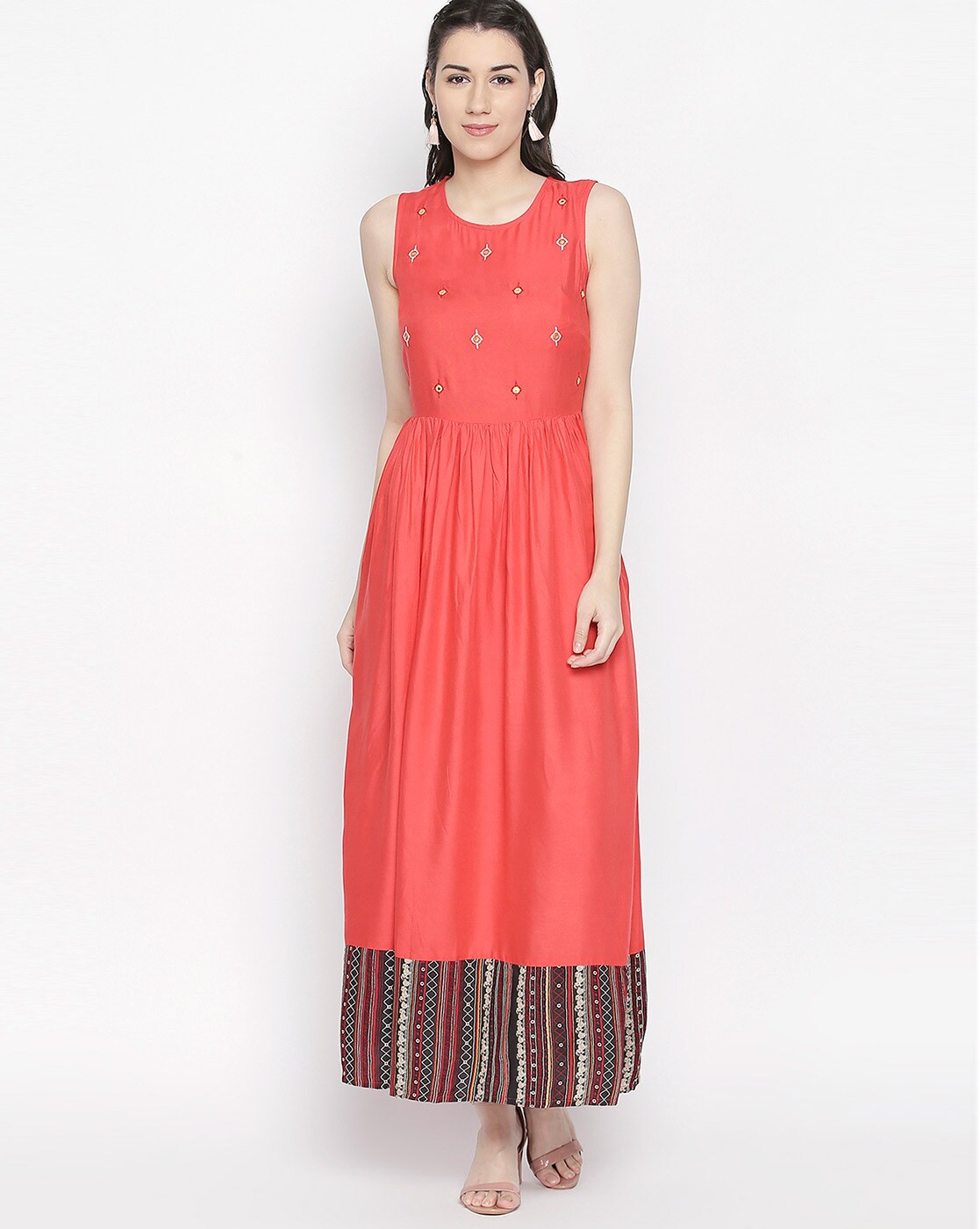 pantaloons red dress