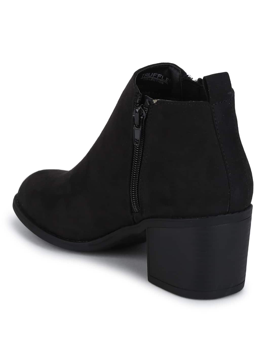 Solid Ankle-Length Boots