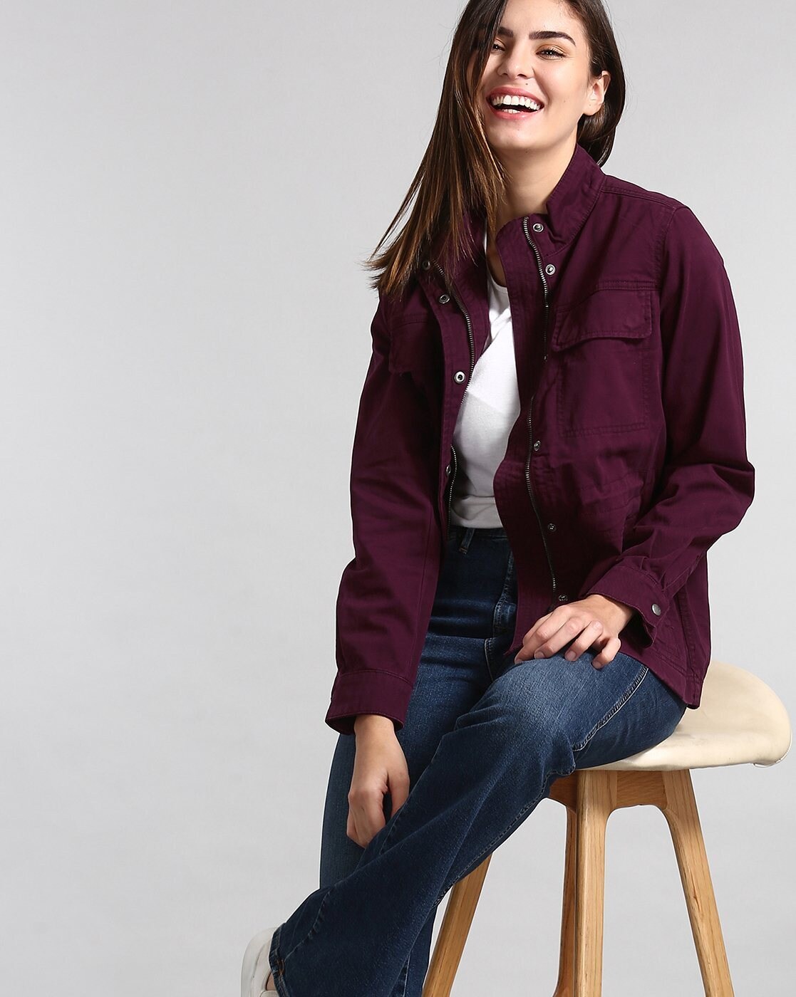 gap burgundy jacket