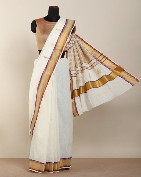 Buy Dhanuk henu Saree Online - Uttariya