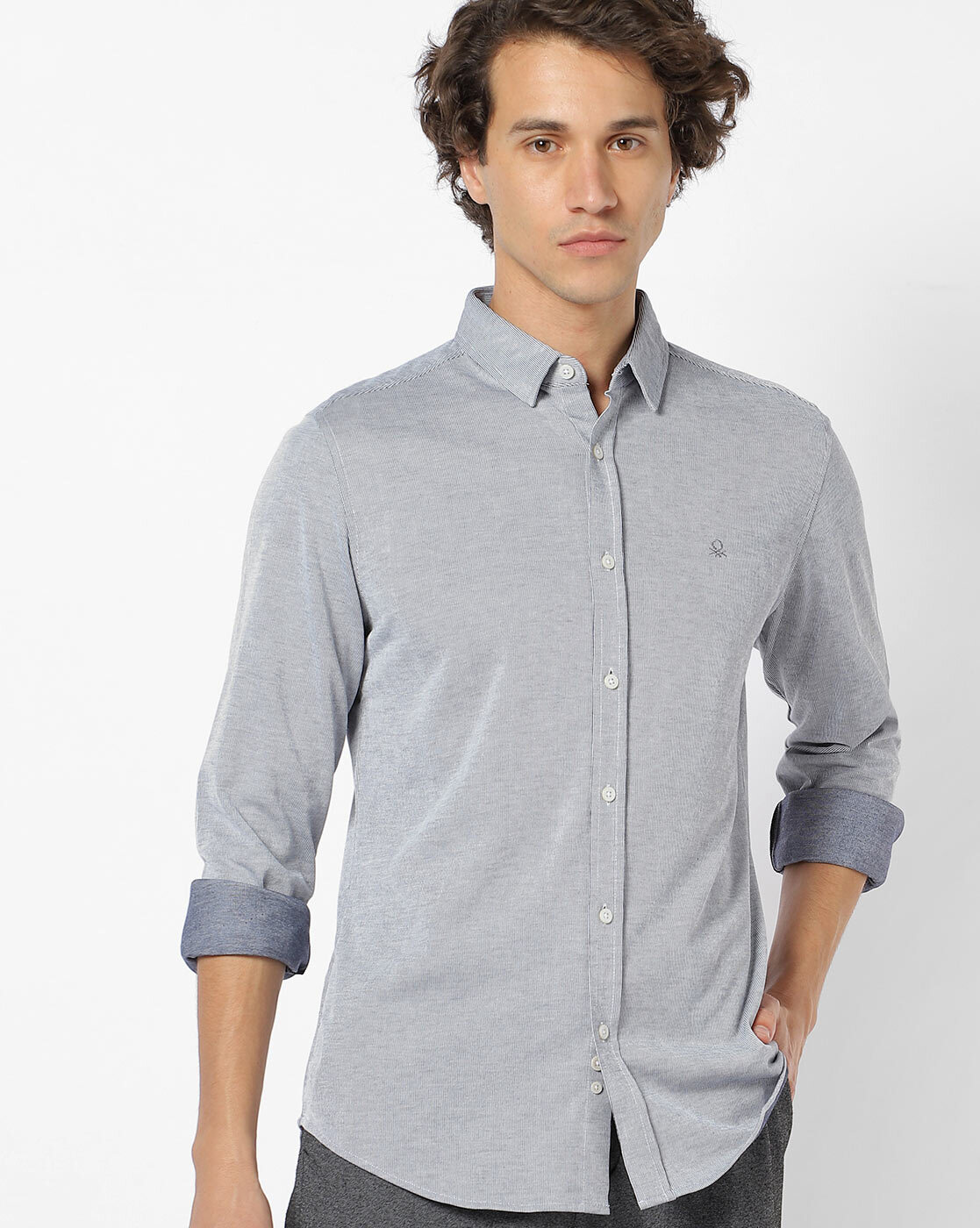 handleiding Haas instinct Buy Grey Shirts for Men by UNITED COLORS OF BENETTON Online | Ajio.com