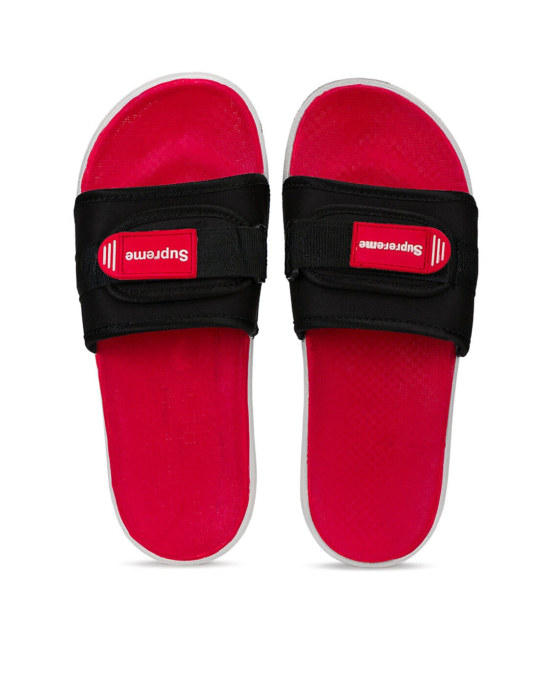 Supreme Red Sandals for Men