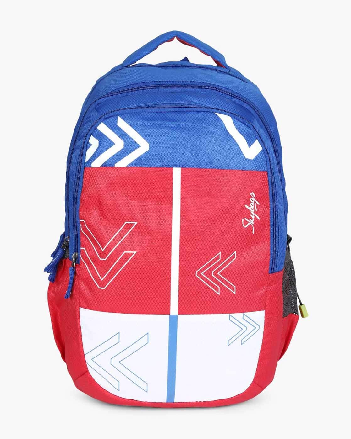 skybags red backpack