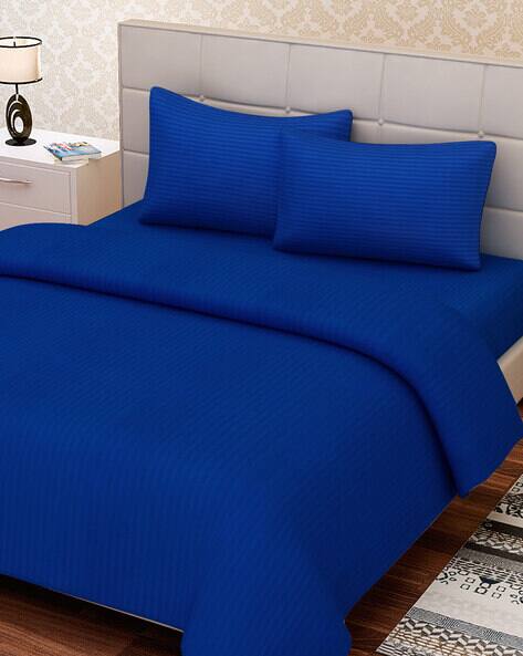 Royal Blue Bedsheets For Home Kitchen By Sej Nisha Gupta Ajio Com - Royal Blue Bed Sheets King Size Royal Blue Bedsheets For Home Kitchen By Sej Nisha Gupta Ajio Com - Royal Blue Bed Sheets King Size