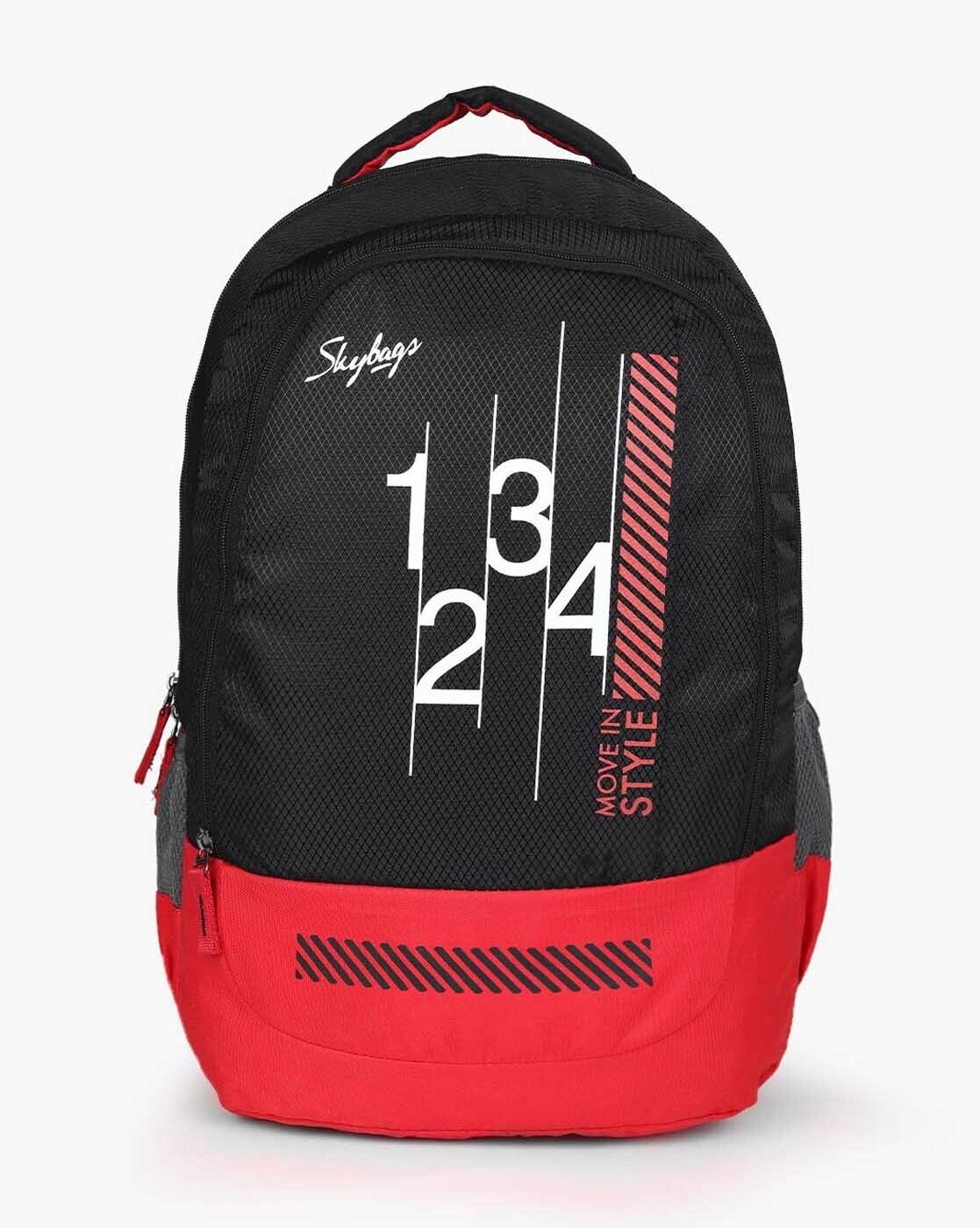 skybags black backpack