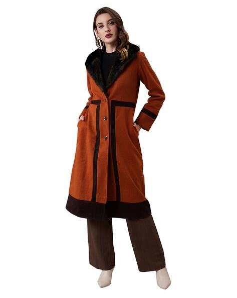 rust duster coat
