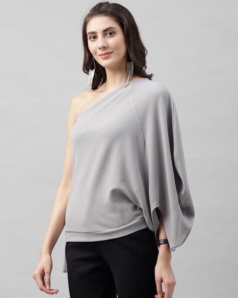 One Shoulder Slim Fit Top