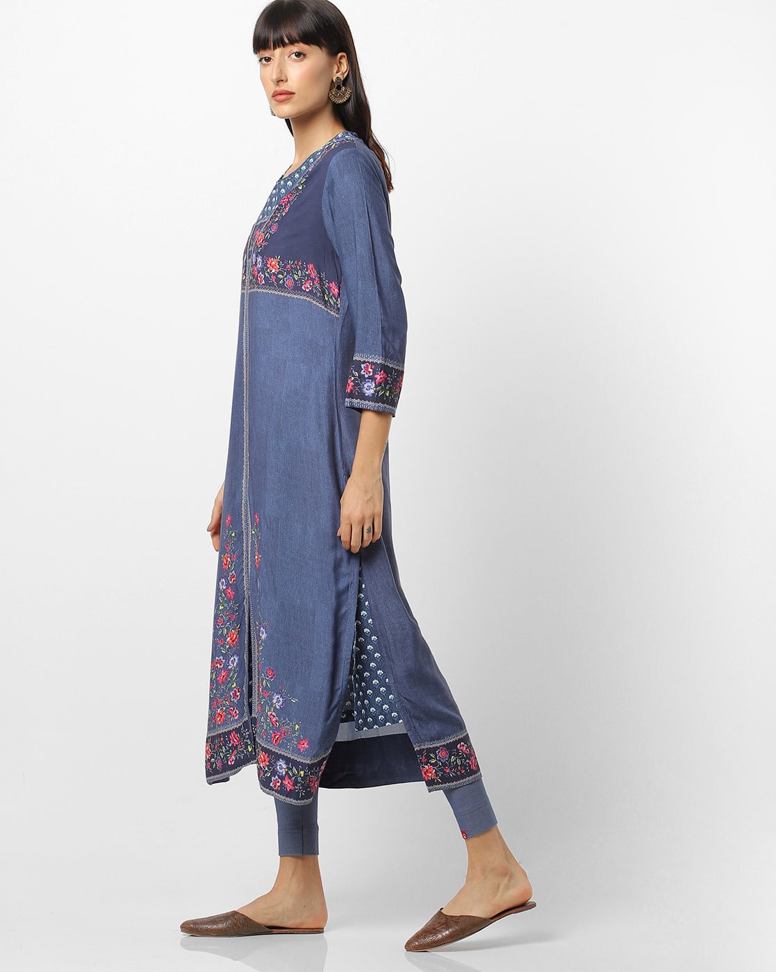 biba denim kurta
