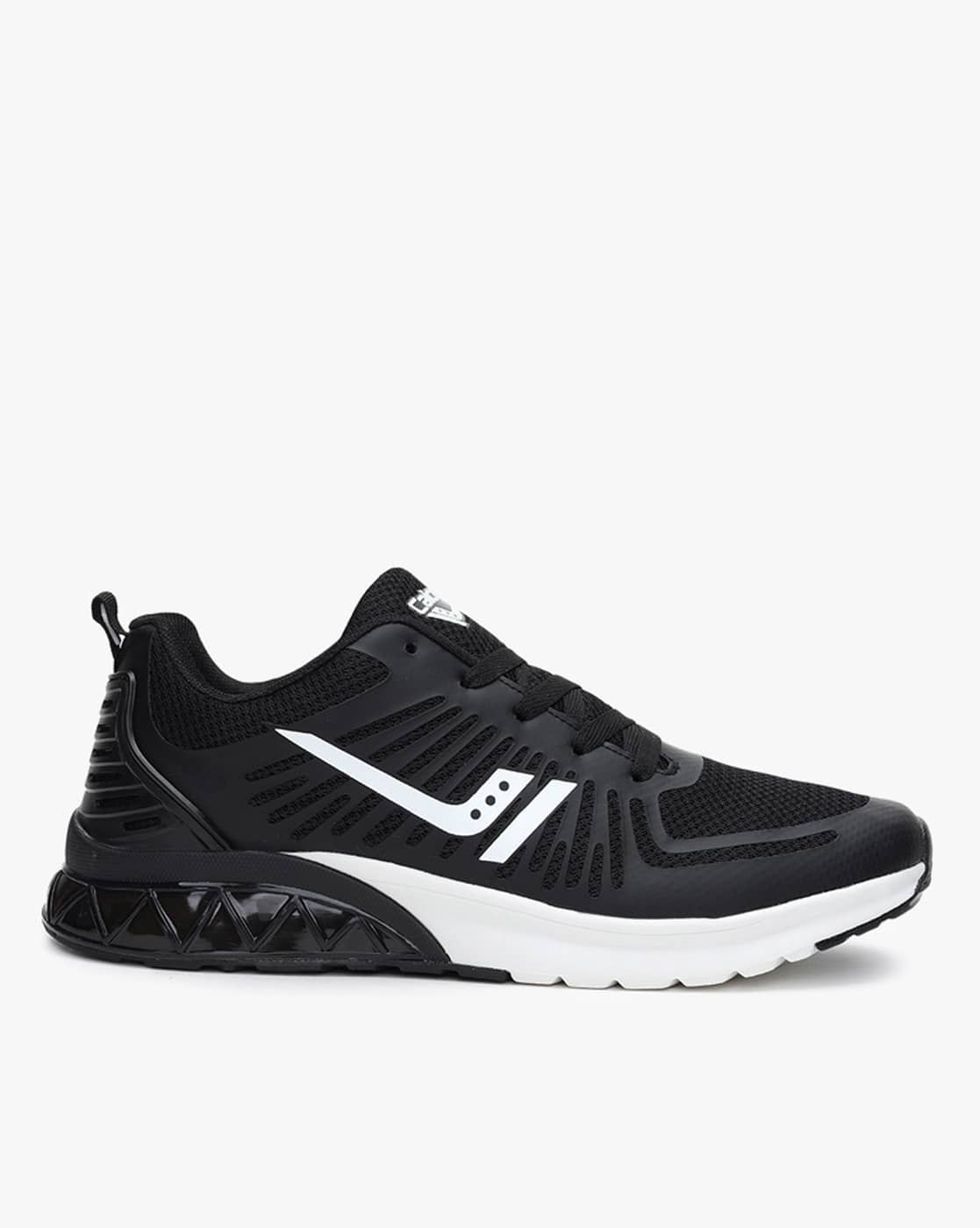 Black and white sports shoes Clearance