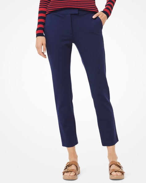 Buy Navy Blue Trousers  Pants for Women by AND Online  Ajiocom