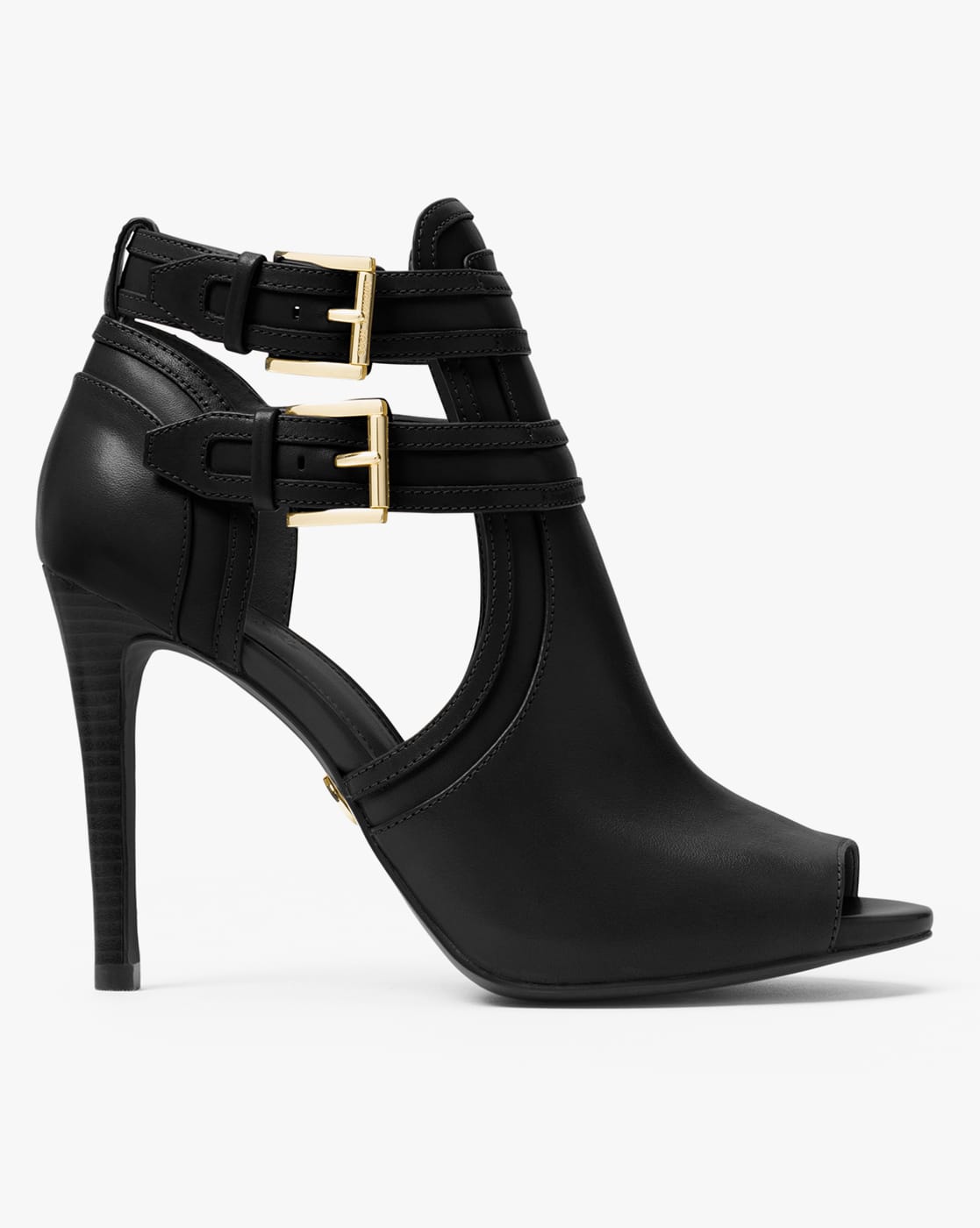 michael kors peep toe boots