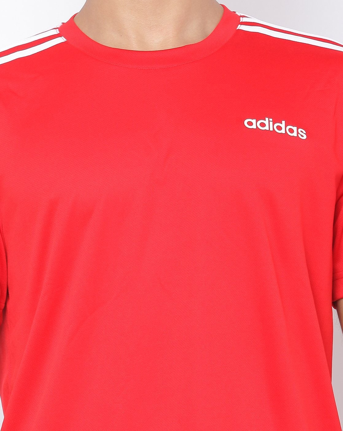 adidas Originals STRIPES TEE UNISEX - T-shirt imprimé - red/rouge 