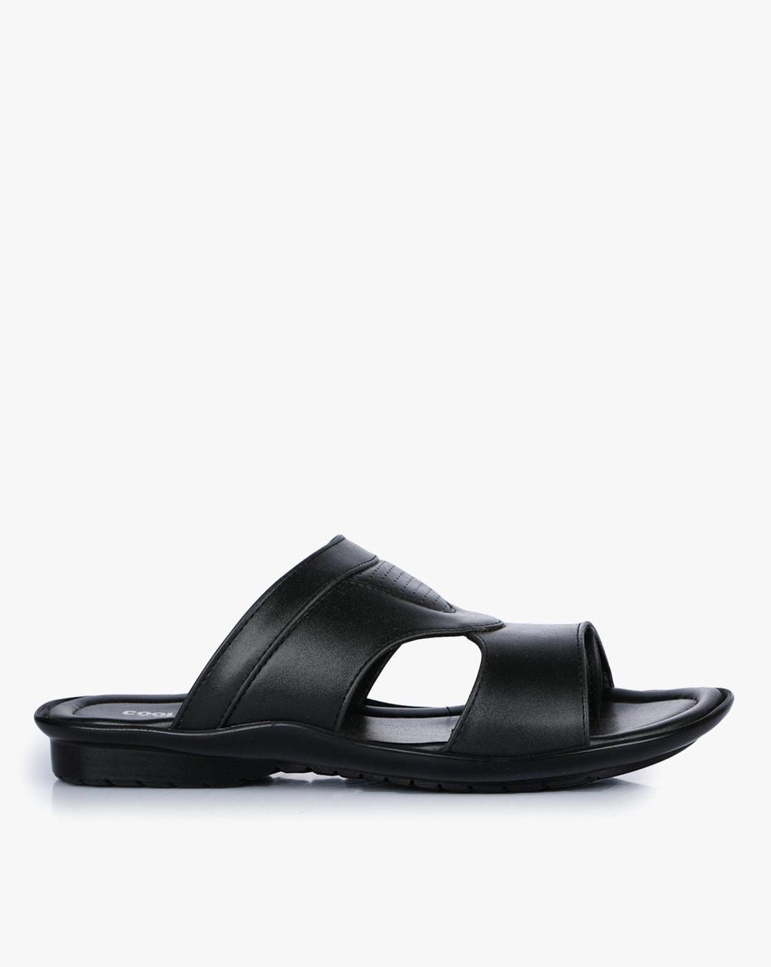 black casual sandals