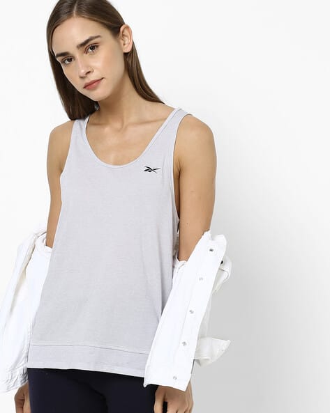 Buy Grey Tops for Women by Reebok Online - Technical View