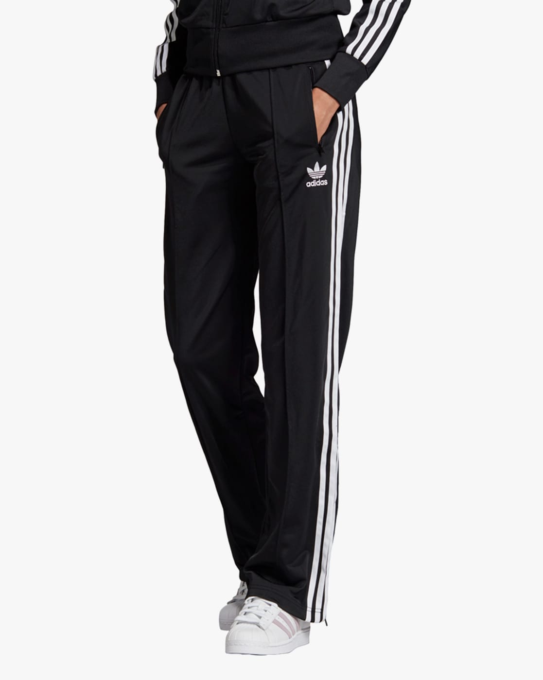 Buy Black Track Pants For Women By Adidas Originals Online Ajio Com